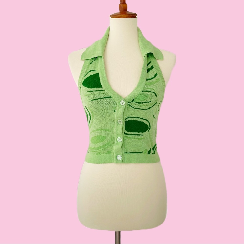 Shein Green Halter Top